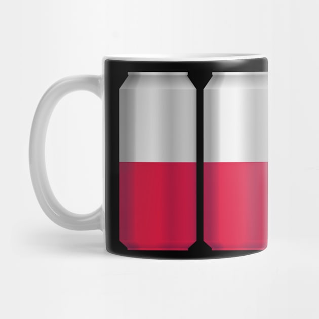 Poland Patriotic Beer Cans - poland sports team by MerchByThisGuy